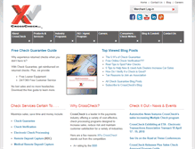 Tablet Screenshot of cross-check.com